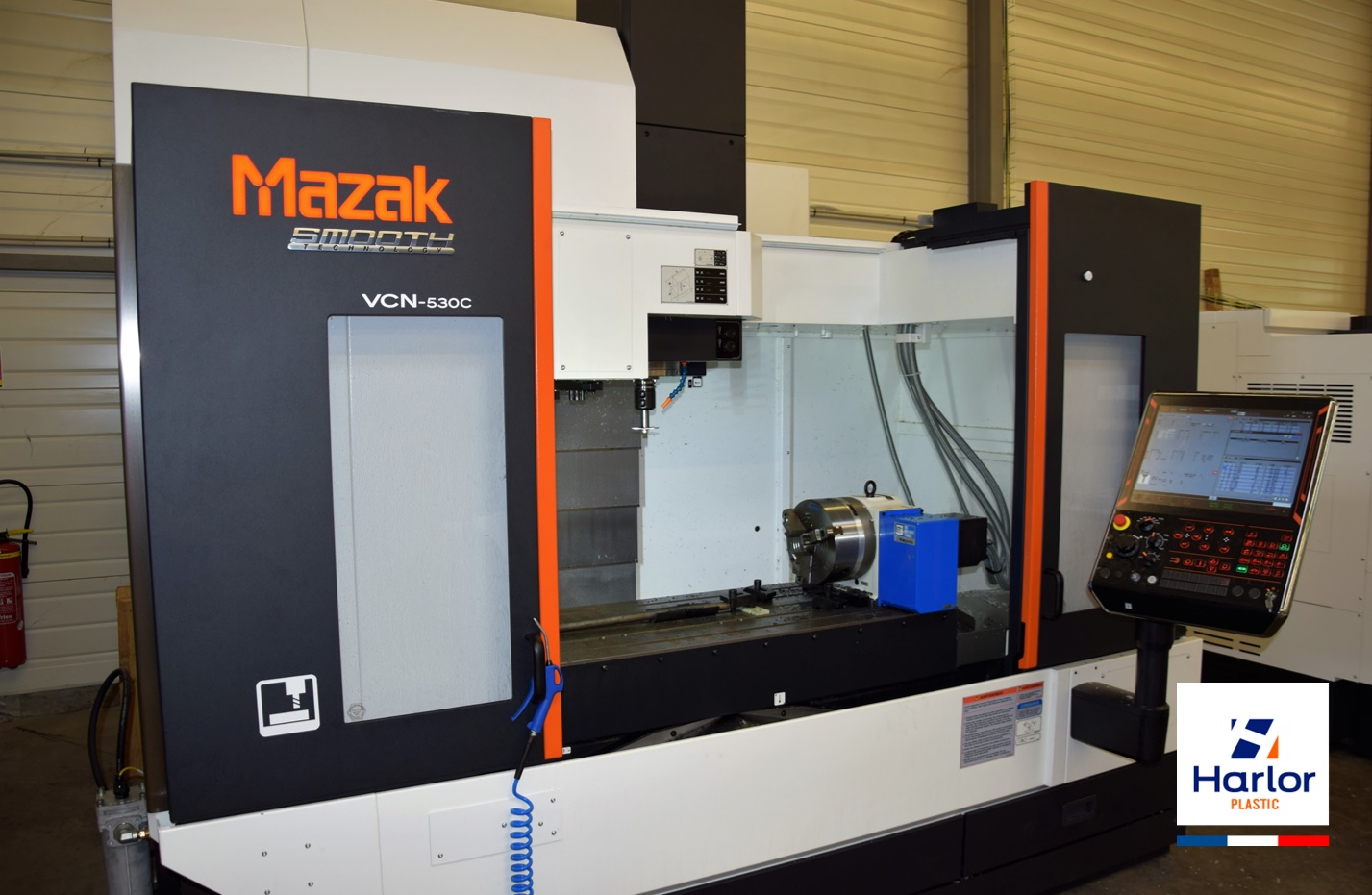 HARLOR PLASTIC - CENTRE USINAGE CN MAZAK 4 axes - fraisage - surfacage percage alesage - FAO MAZATROL- STEP 3 D AUVERGNE RHONE ALPES